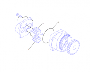2335220 PUMP GP-ENGINE OIL C12